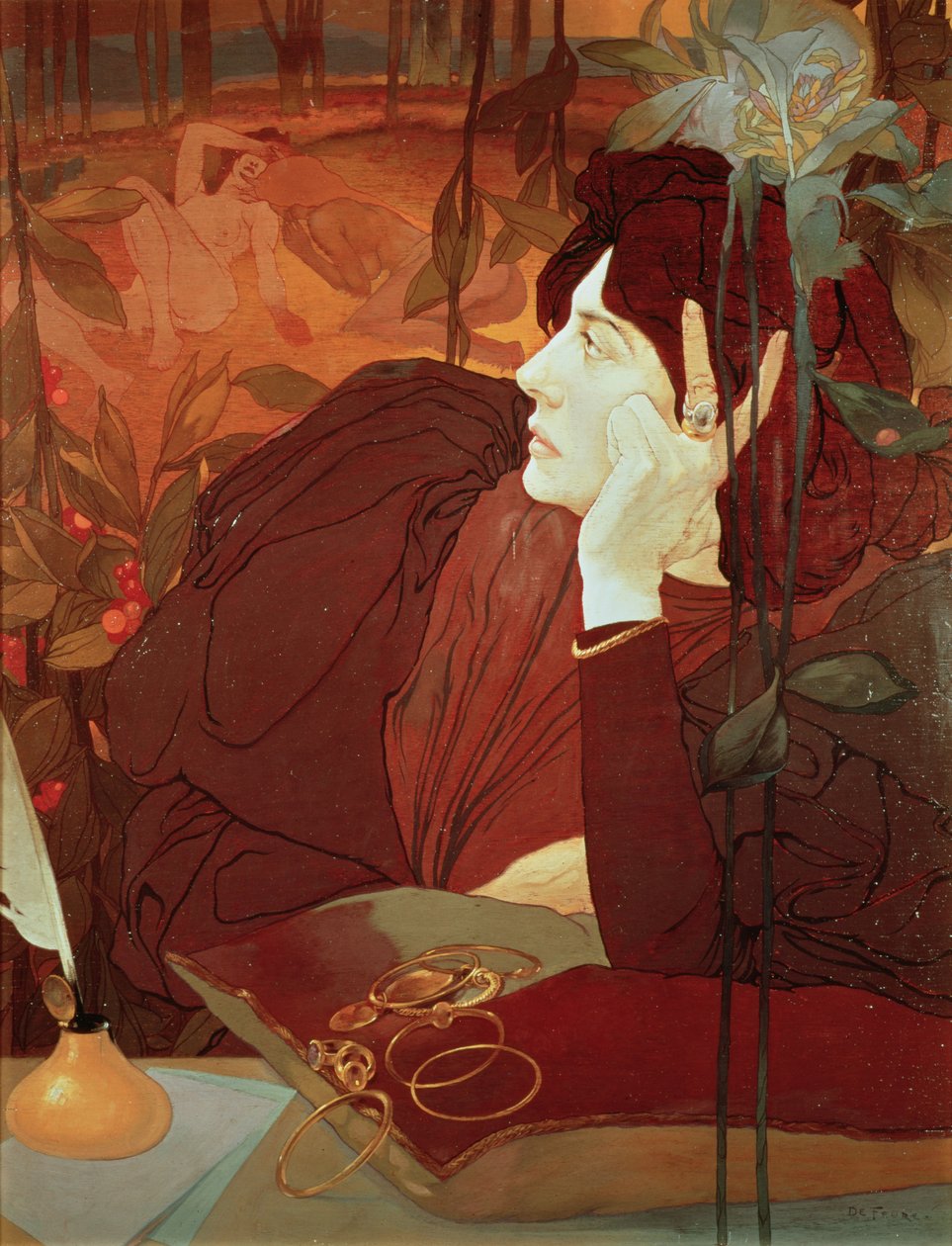 De stem van het kwaad door Georges de Feure