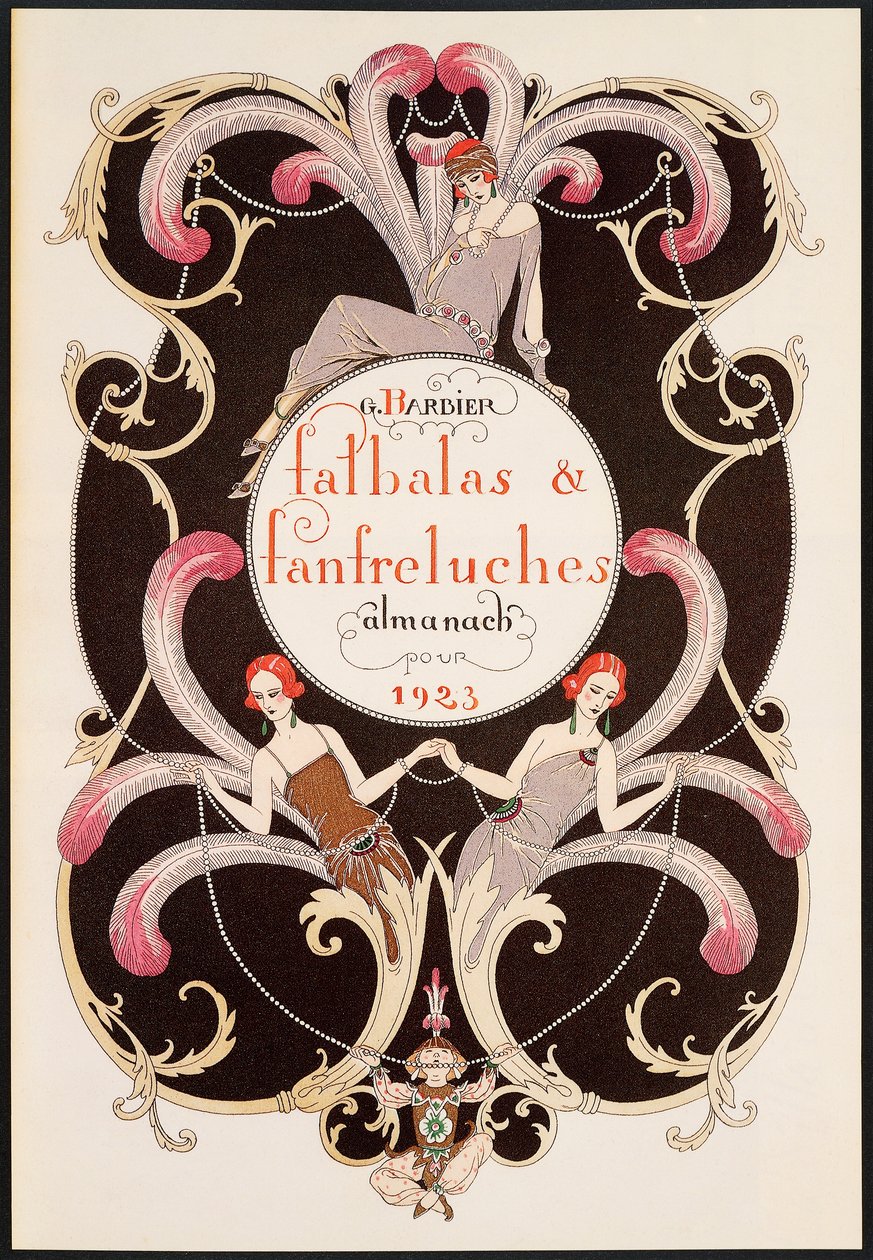 Falbalas et Franfreluches, mode-almanak door Georges Barbier