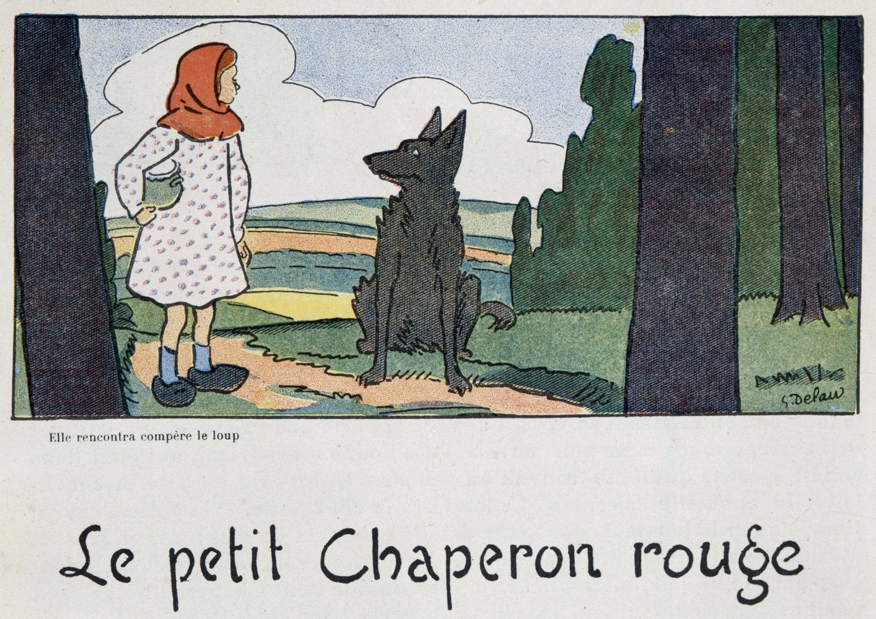 Roodkapje - ill. door Georges Delaw, ed. Spock door Georges Delaw