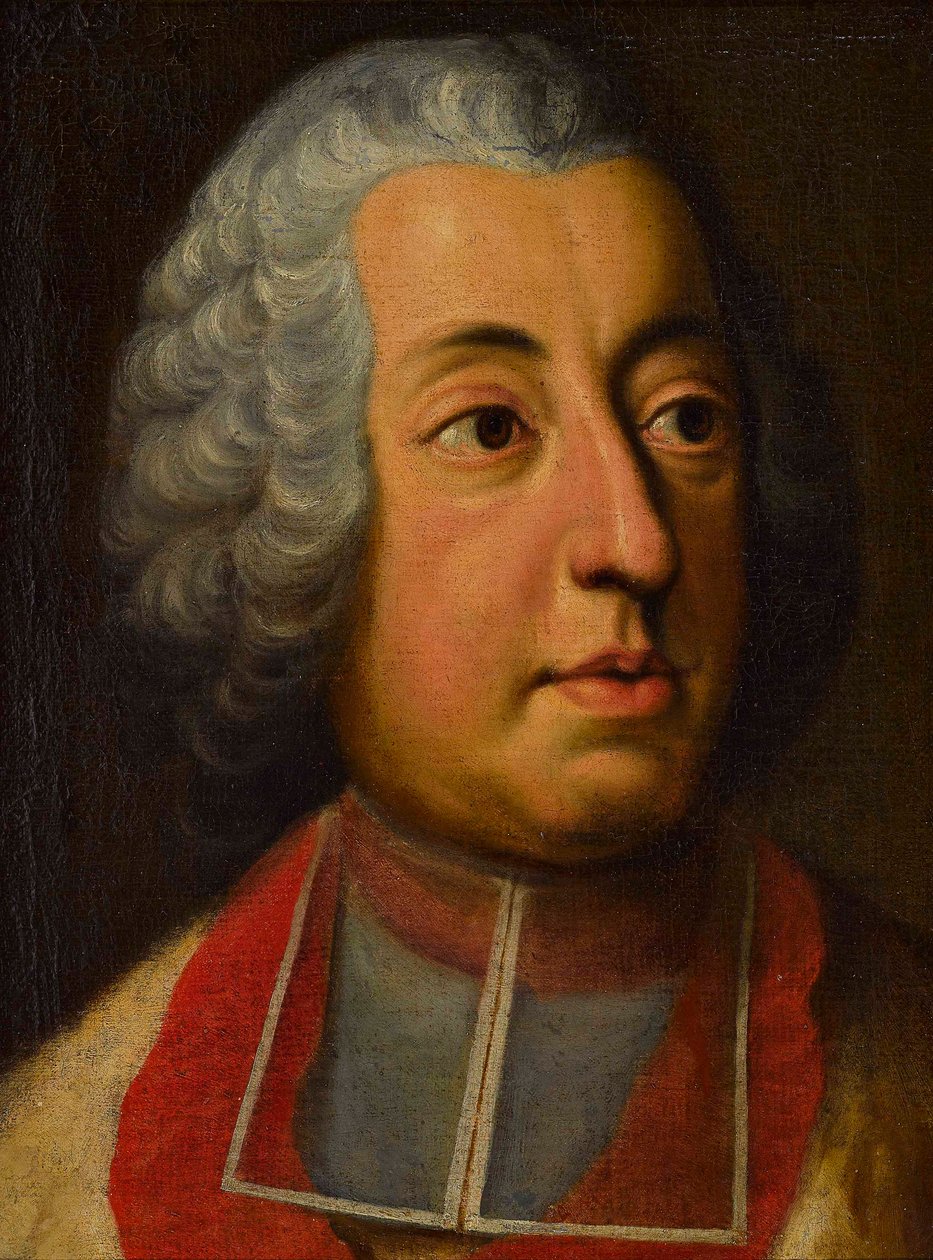 Kardinaal Johann Theodor van Beieren (1703-1763) door Georges Desmarées