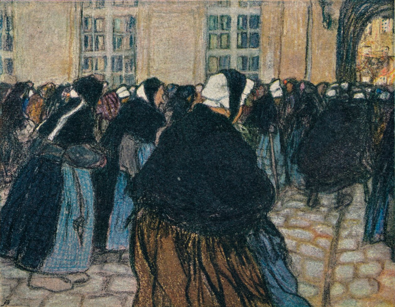 La Rentree A LHospice De La Salpetriere, ca. 1911 door Georges Dupuis