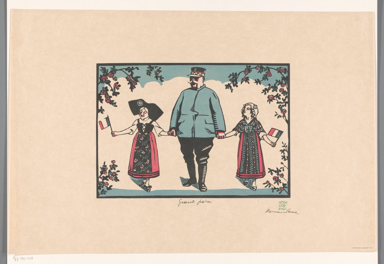 Grand père door Georges Hermann Rene Paul (signed by artist)