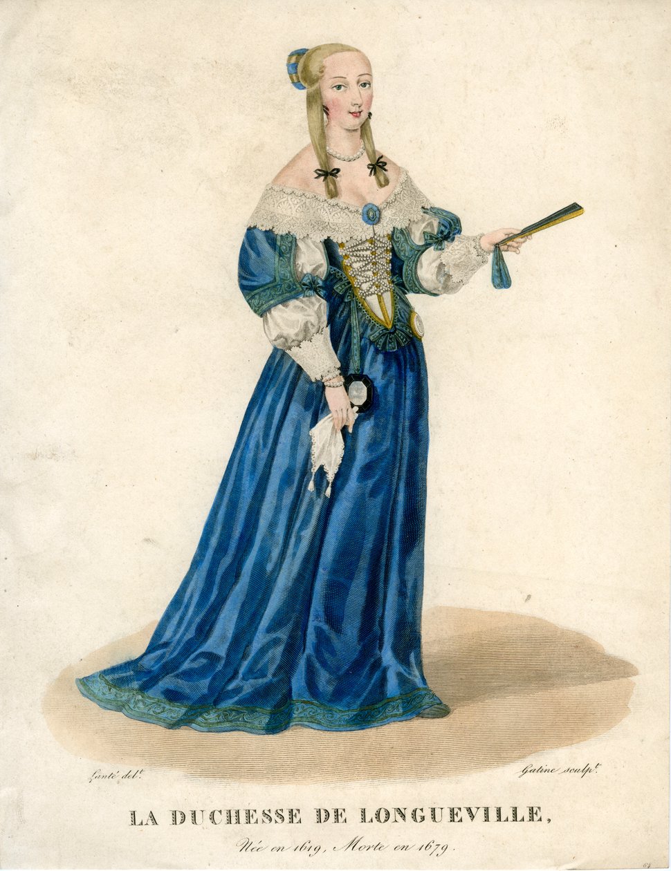 Anne Genevieve van Bourbon-Conde, Hertogin van Longueville, Anne de Bretagne, begin 19e eeuw door Georges Jacques Gatine