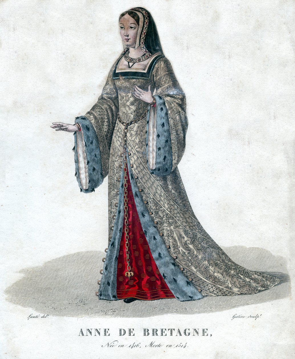 Anne de Bretagne, begin 19e eeuw door Georges Jacques Gatine