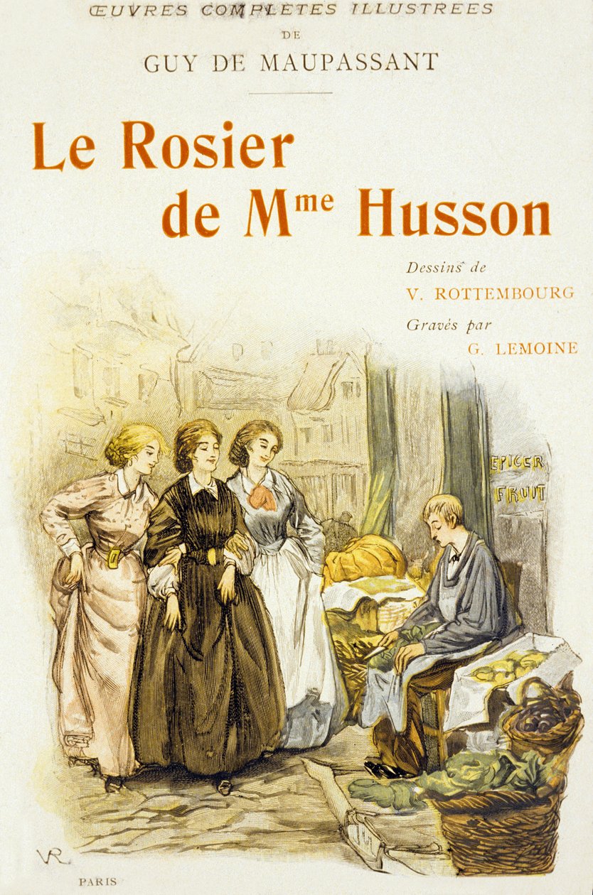 Omslag van boek "Le Rosier de Mme Husson" door Guy de Maupassant door Georges Lemoine