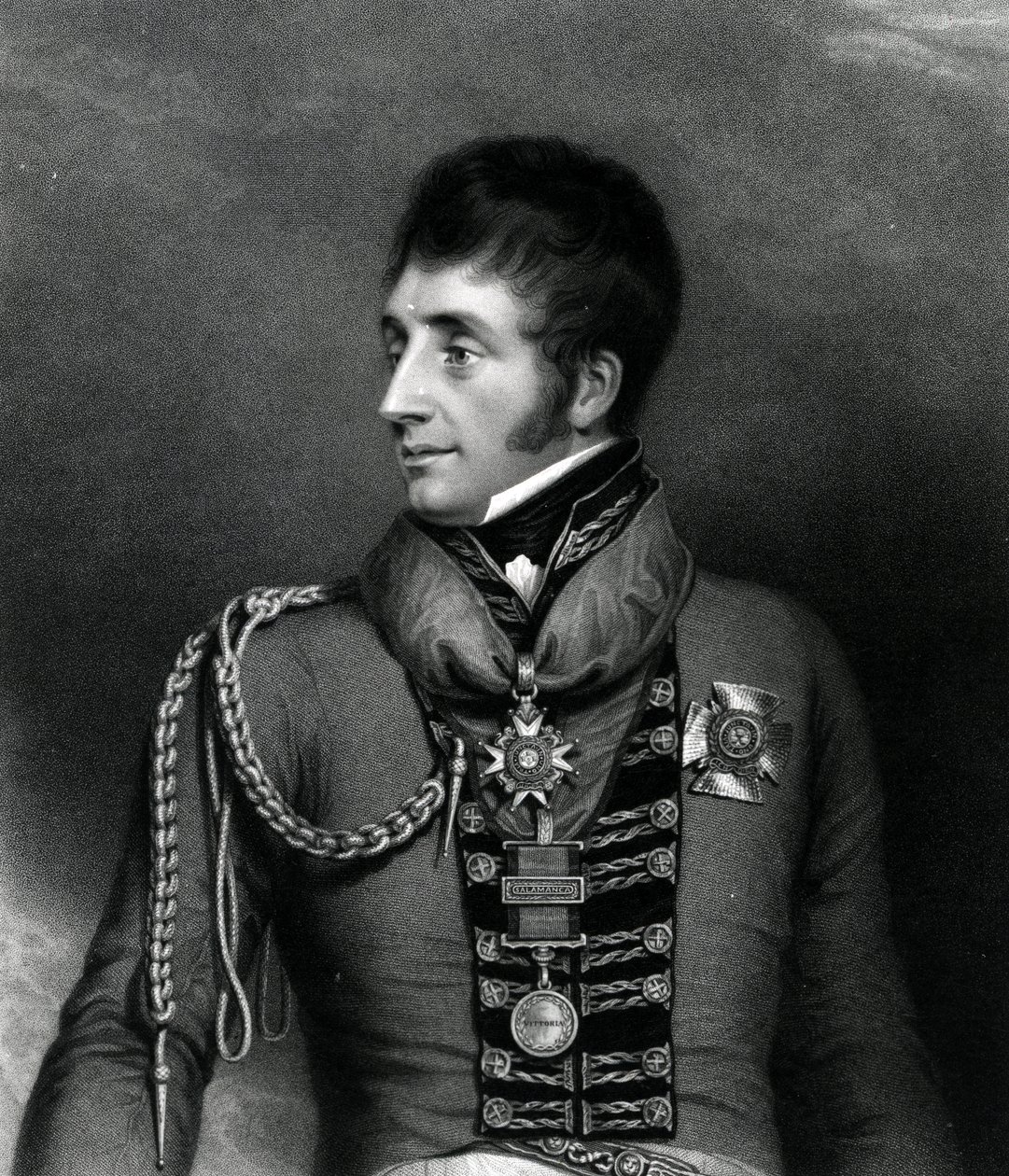 Generaal-majoor de Eerwaarde Sir William Ponsonby, 1817 door Georges Maile