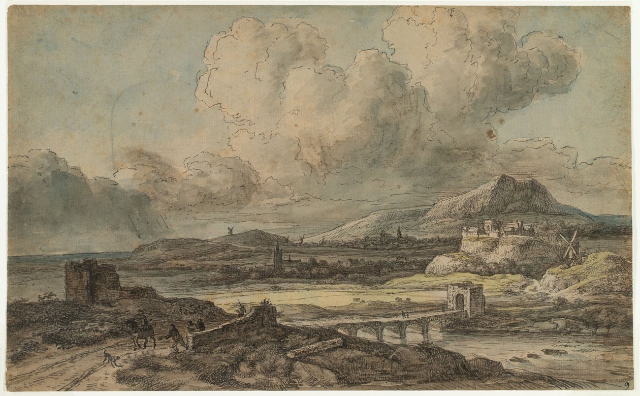 Landschap door Georges Michel