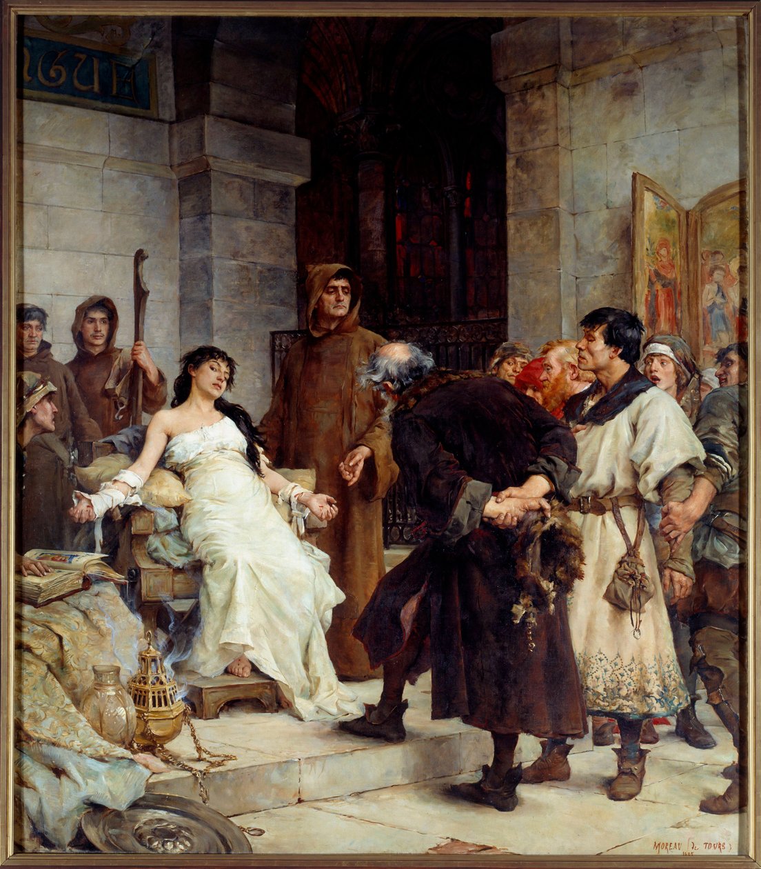 Een stigma in de Middeleeuwen door Georges Moreau de Tours