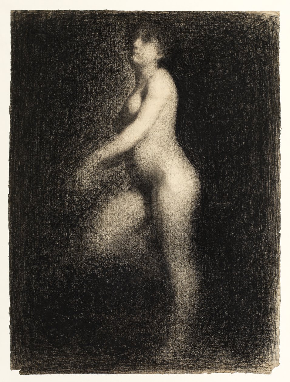 Vrouwelijk naakt, ca. 1879-81 door Georges Pierre Seurat