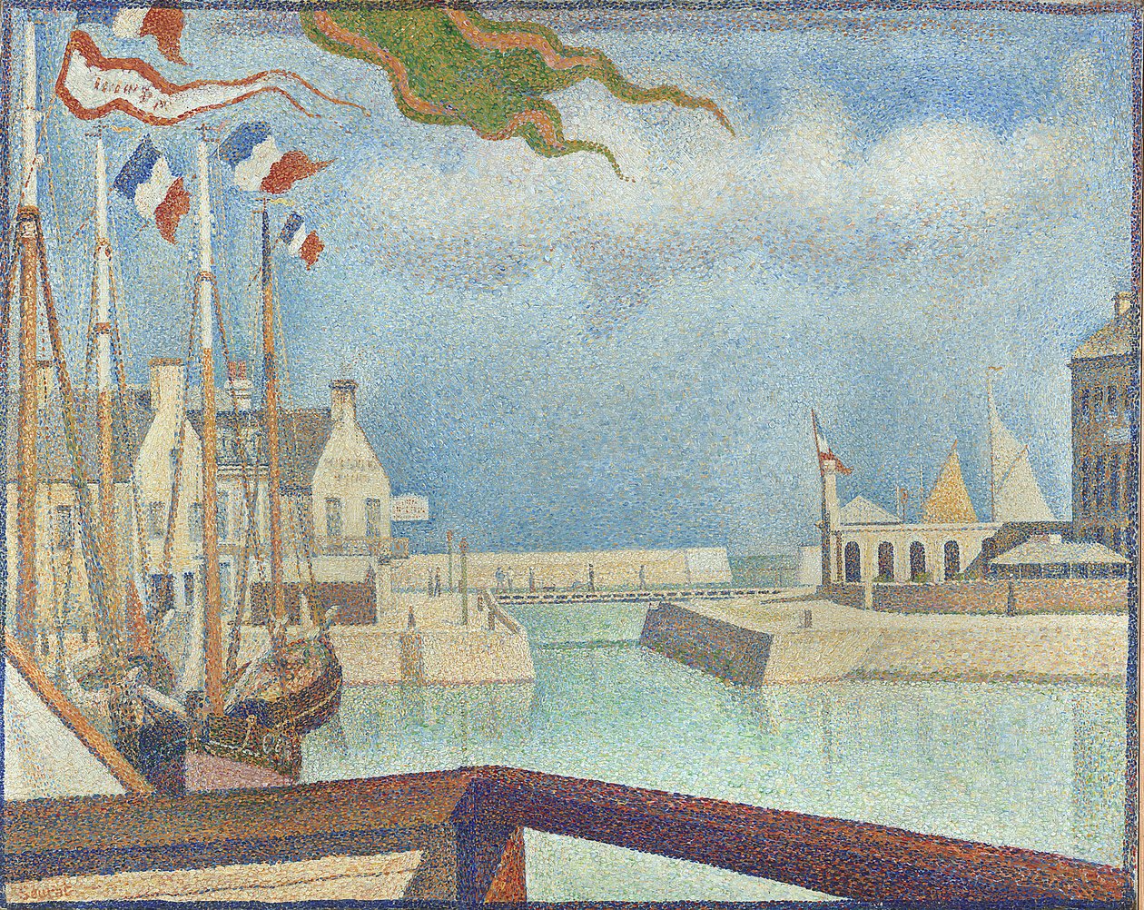 Zondag in Port-en-Bessin door Georges Pierre Seurat