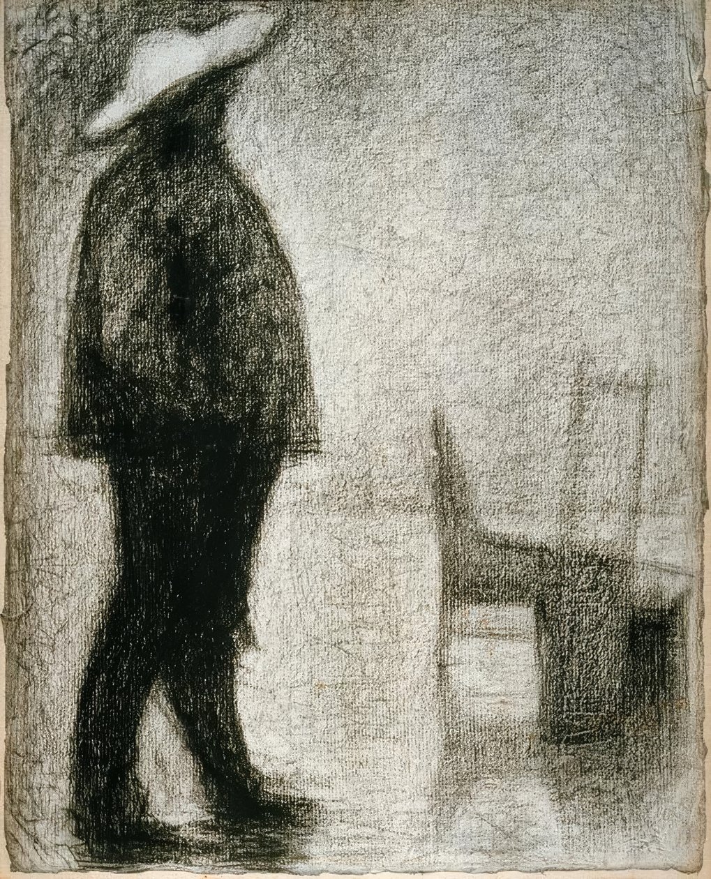 Lastdrager door Georges Seurat