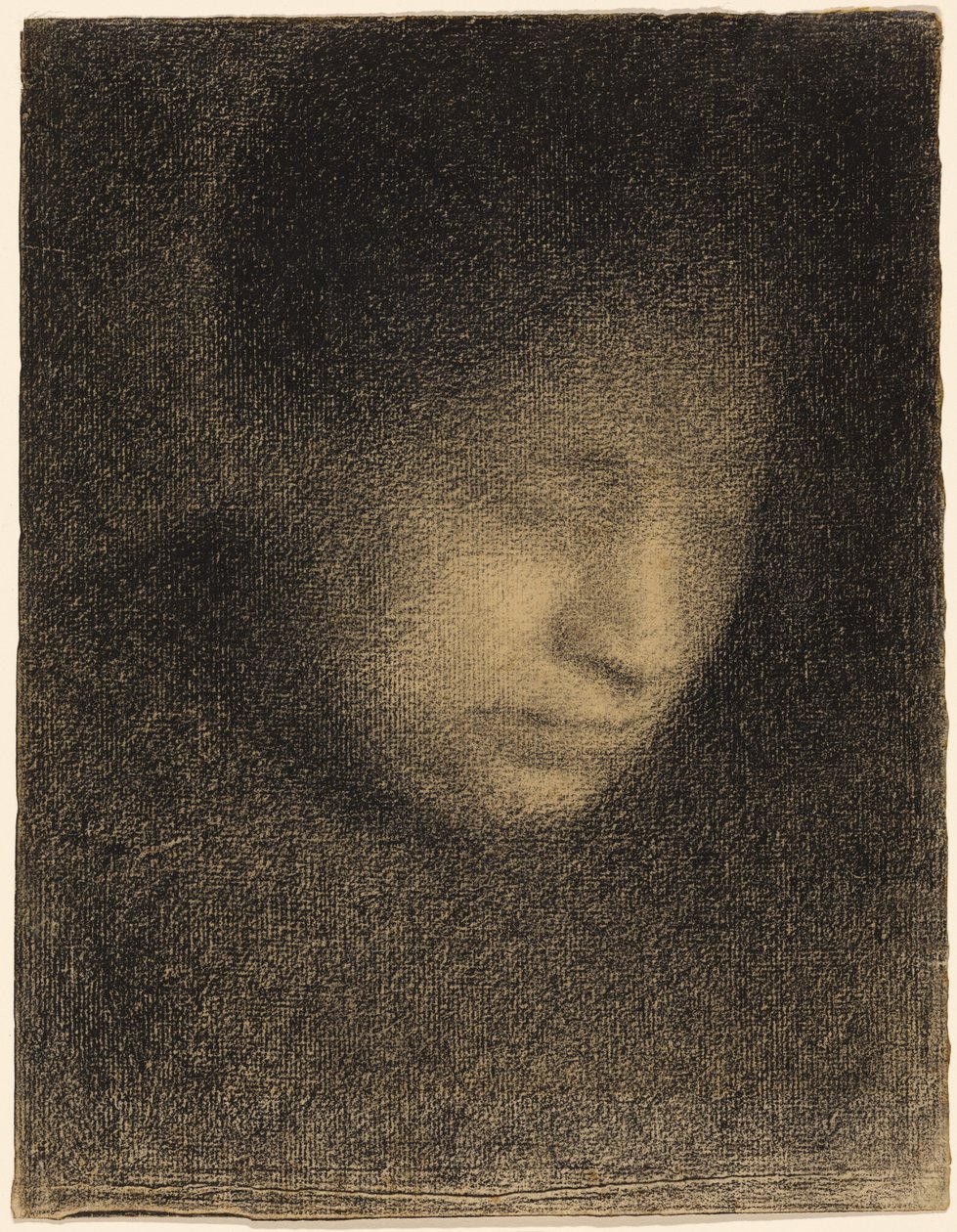 Mevrouw Seurat, de moeder van de kunstenaar (Madame Seurat, mère) door Georges Seurat