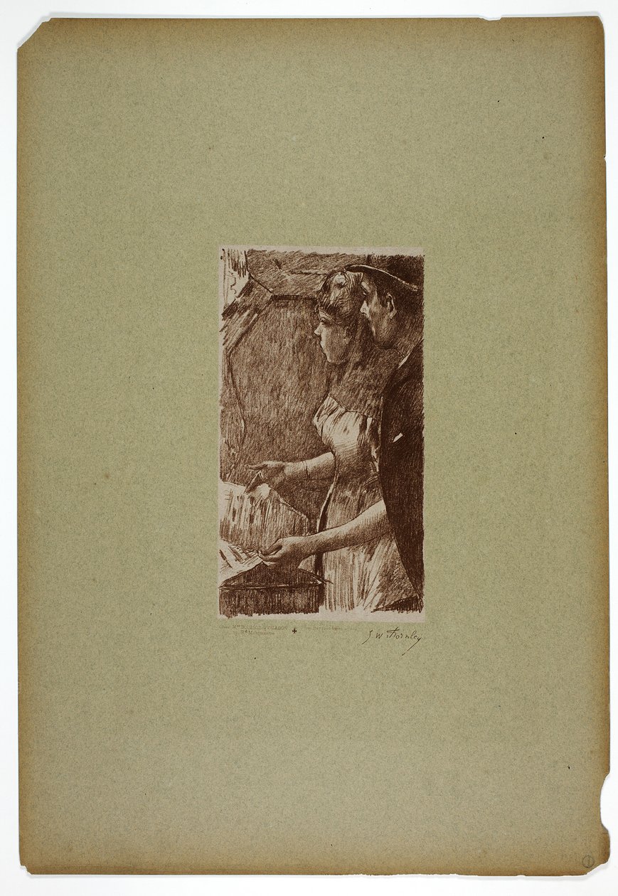 Zanger wacht door Georges William Thornley