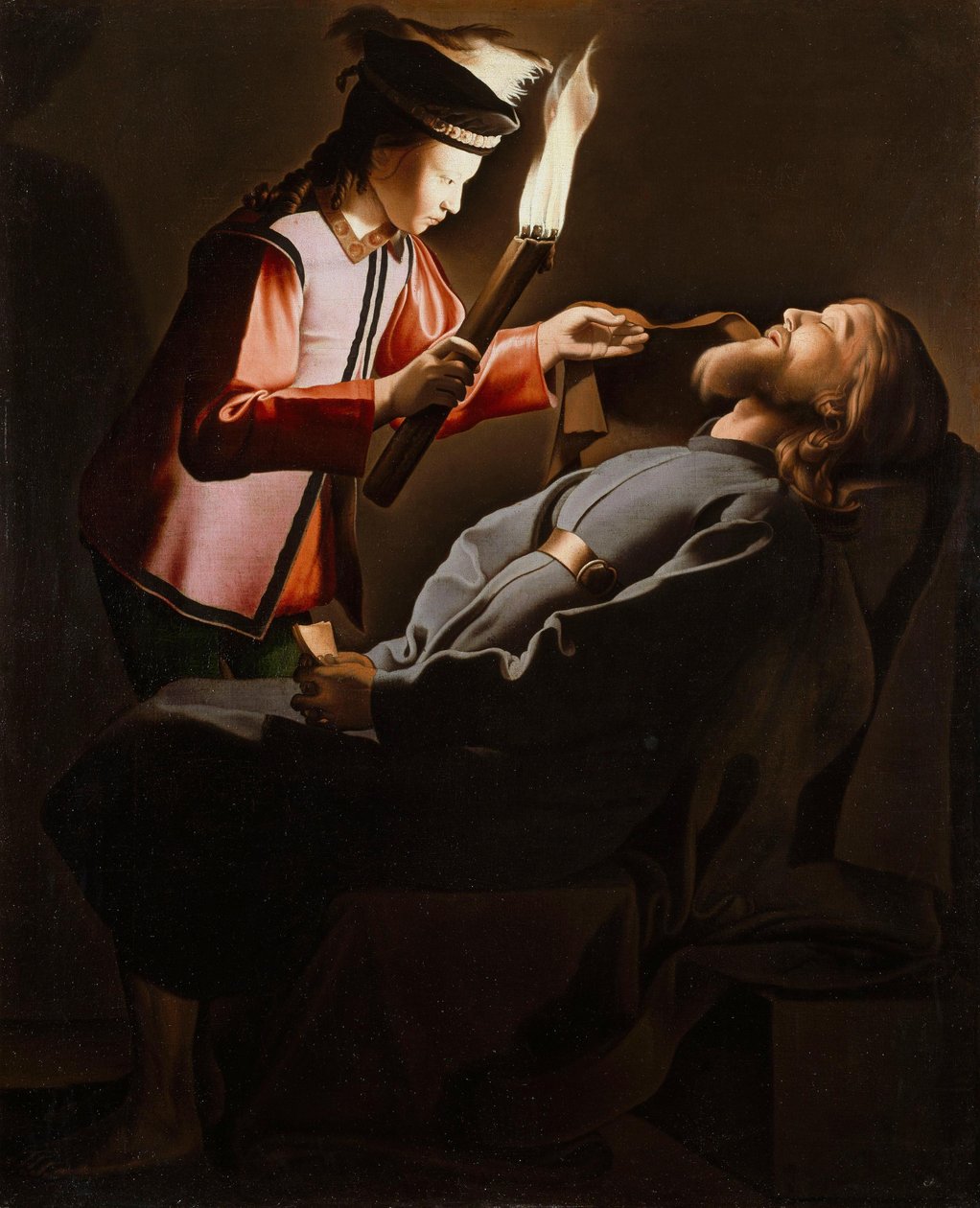 De afbeelding van de heilige Alexis door Georges de La Tour