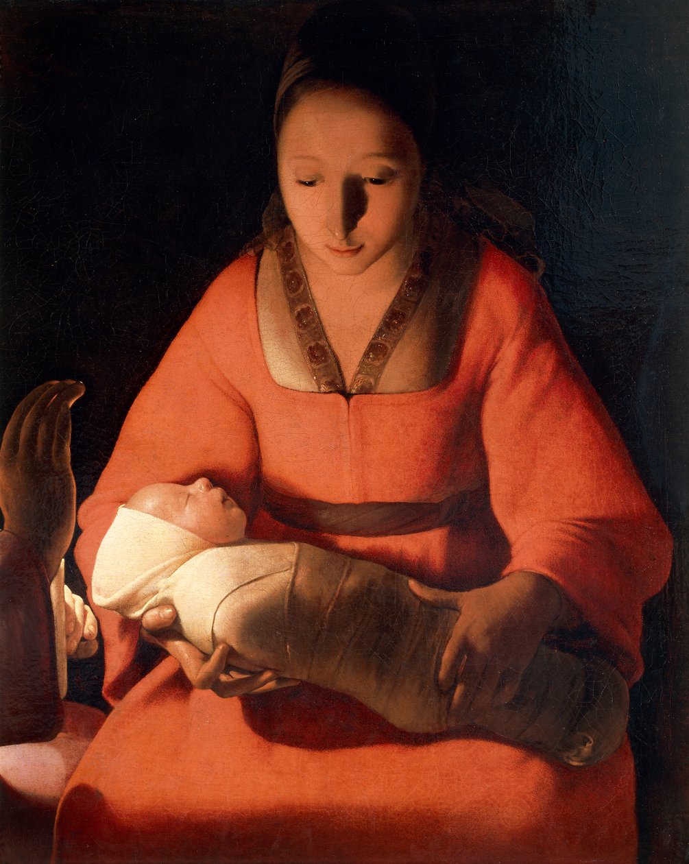 Pasgeborene door Georges de La Tour