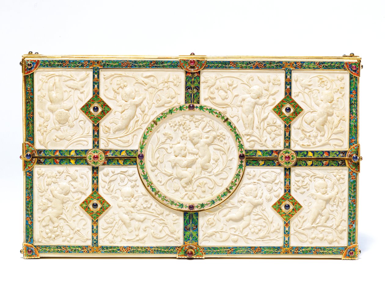 Zeldzame bankbiljethouder voor Boucheron, 1893 door Georges le Sache