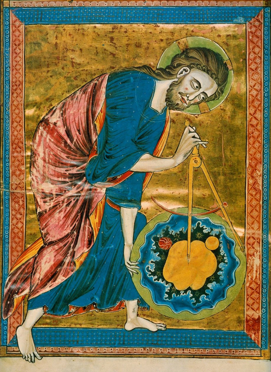 God de Geometer, Codex Vindobonensis 2554, circa 1220-1230 (29304249070) door Georgia Levan Ramishvili from Tbilisi