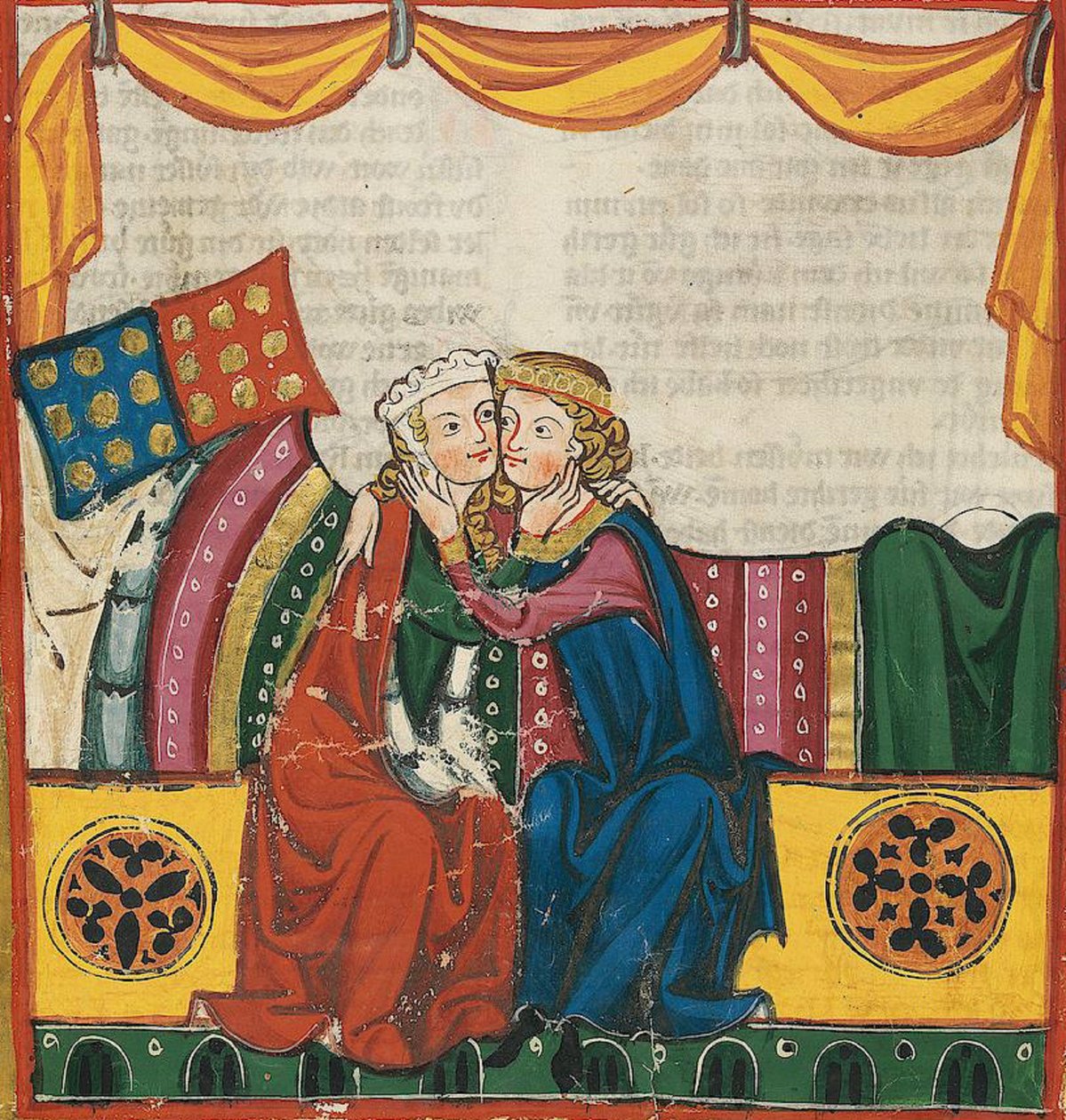 Hugo von Werenwag, from Codex Manesse, 1305-15 (42640388224) door Georgia Levan Ramishvili from Tbilisi