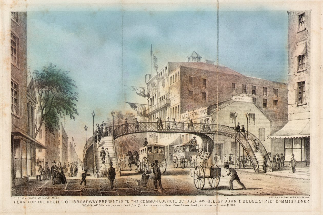 Plan voor de ontlasting van Broadway door Gerald Sinclair Hayward