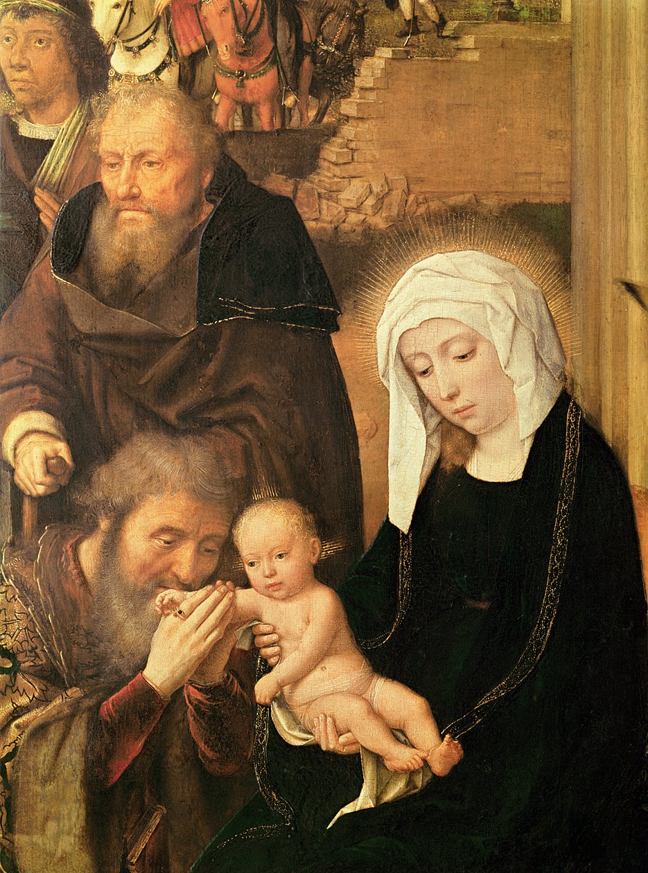 De aanbidding der wijzen door Gerard David