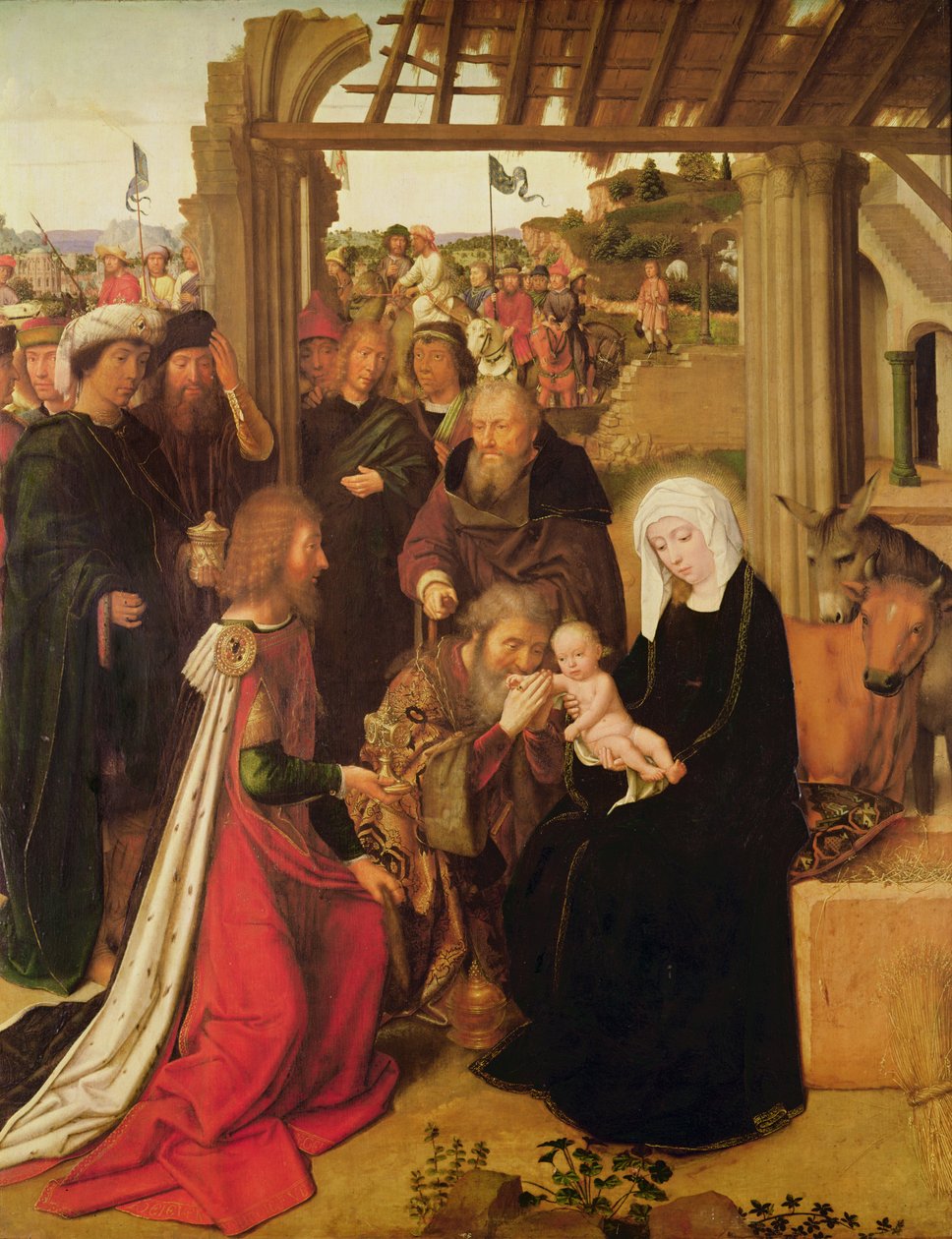 De Aanbidding der Wijzen door Gerard David