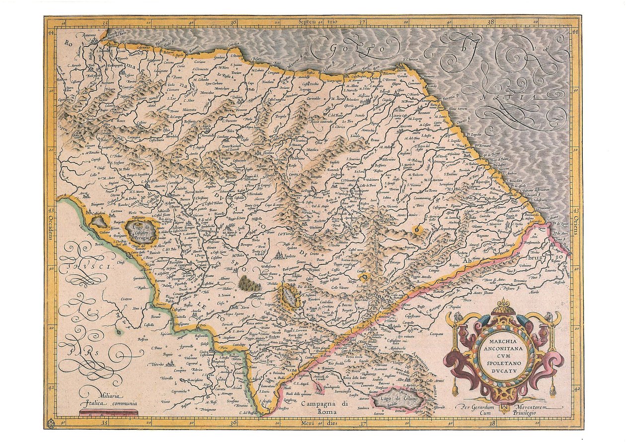Marchia Anconitana met het hertogdom Spoleto door Gerard Kremer