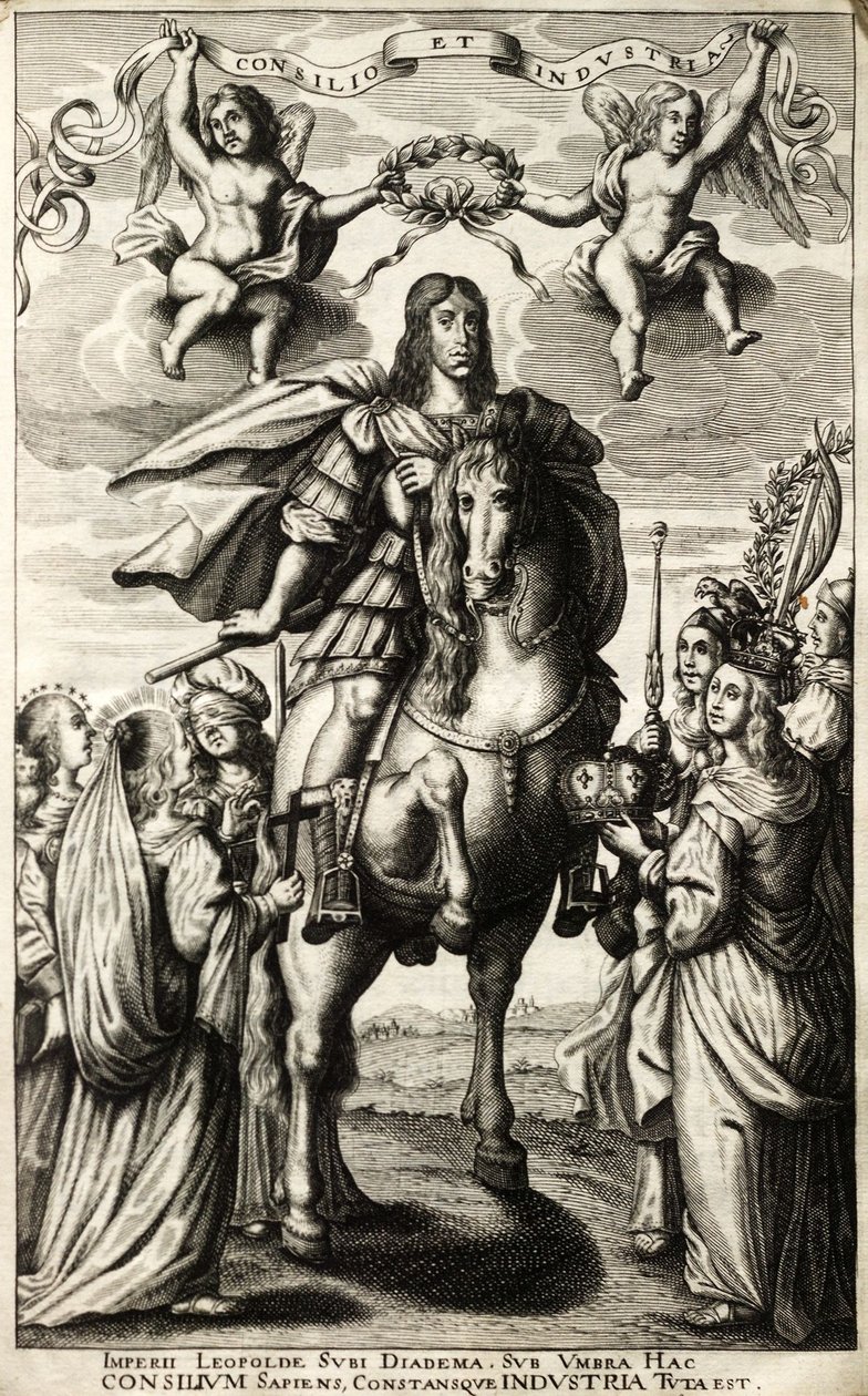 Heilige Roomse keizer Leopold I door Gerard Bouttats