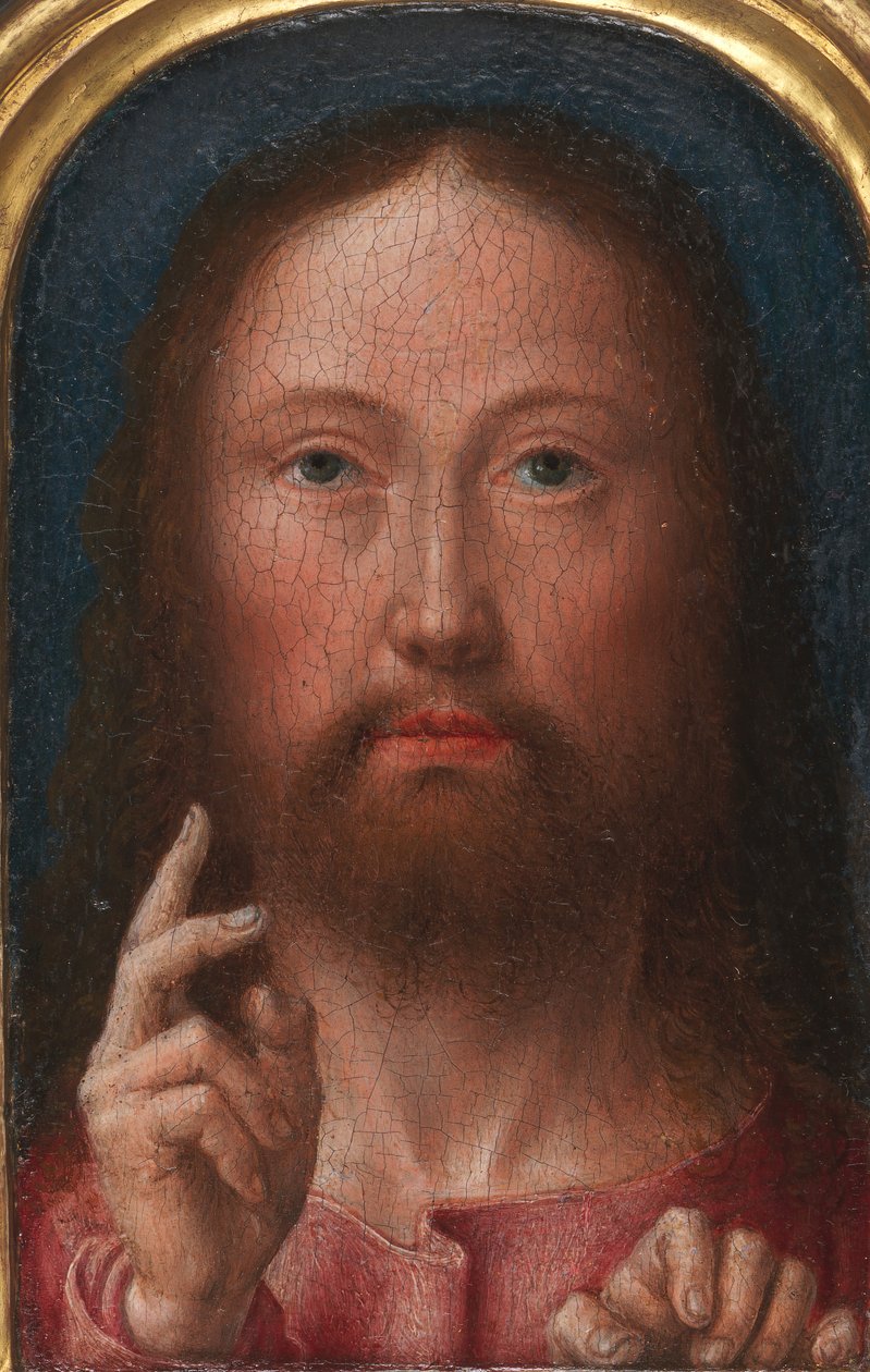 Christus zegent door Gerard David