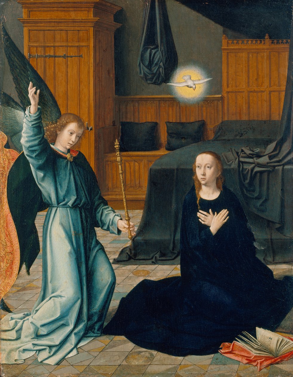 De annunciatie door Gerard David