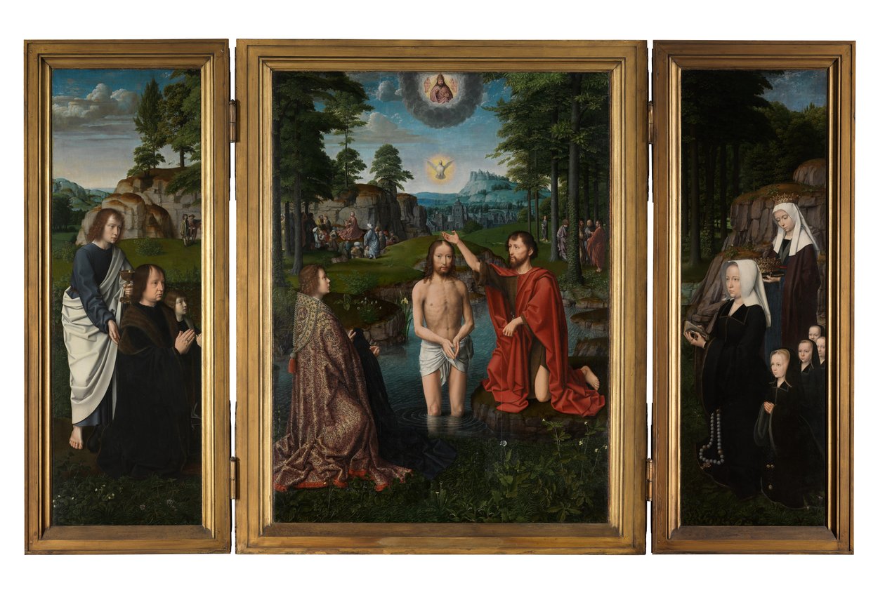 De doop van Christus door Gerard David