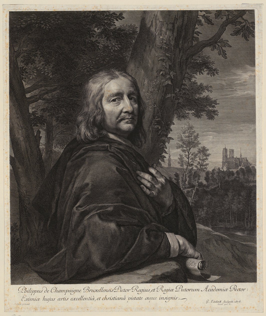 De heilige Franciscus Xaverius door Gérard Edelinck