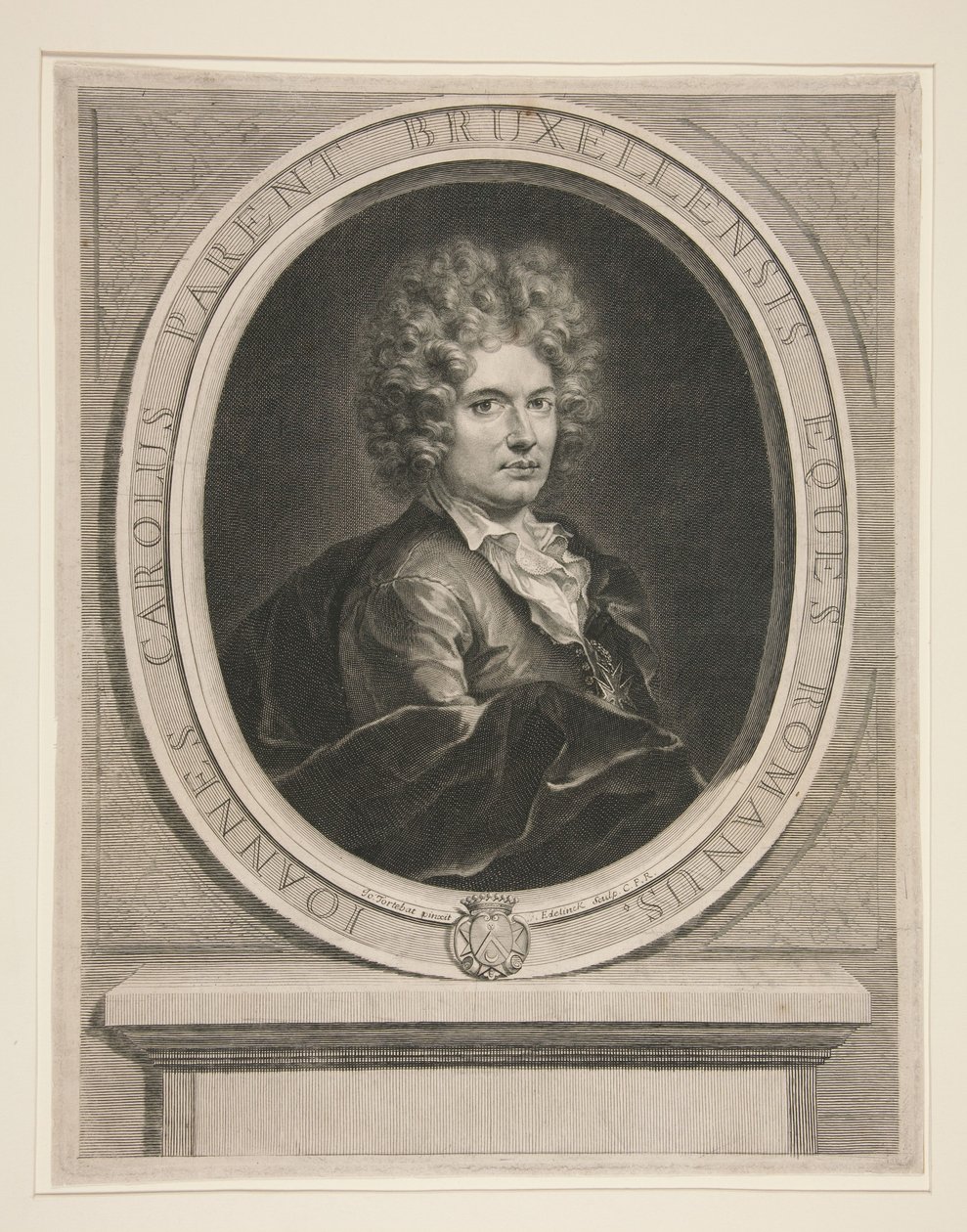 Jean Charles Parent, inwoner van Brussel door Gérard Edelinck