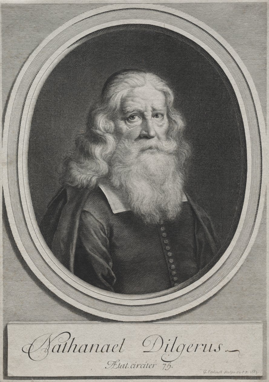 Nathanael Dilgerus, Minister van Danzig door Gérard Edelinck