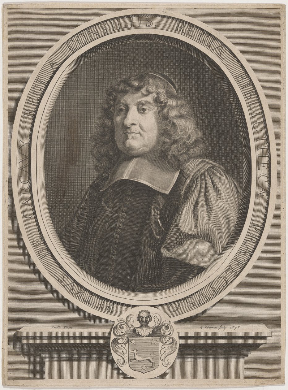 Peter de Carcavy door Gérard Edelinck