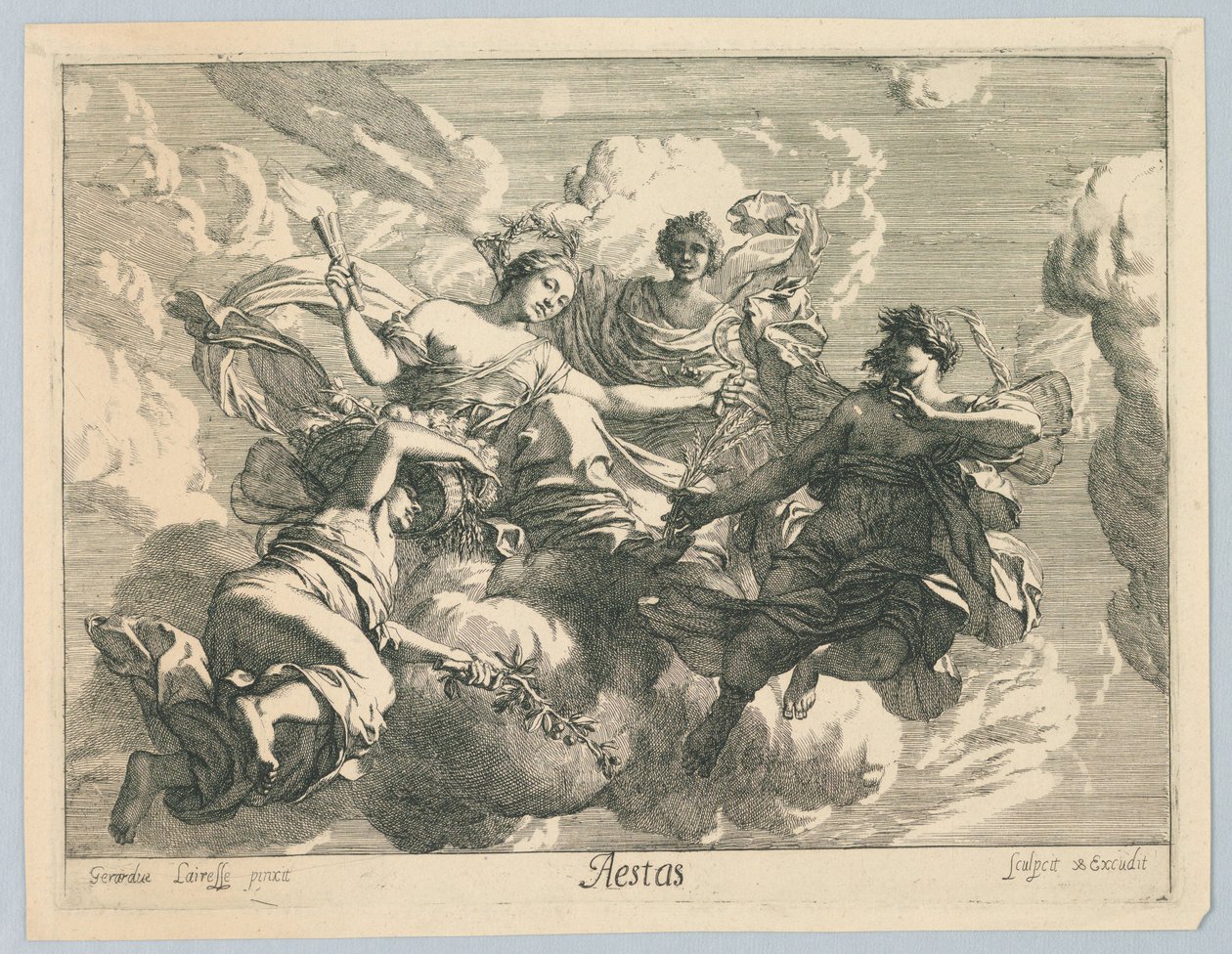 Aestas (Zomer) door Gerard de Lairesse