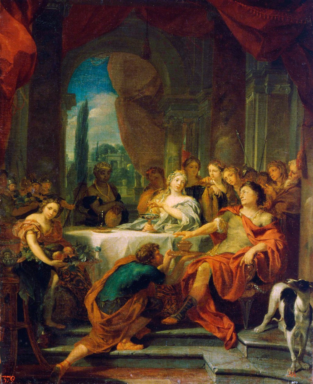 Antonius en Cleopatra, 17e of vroege 18e eeuw door Gerard de Lairesse