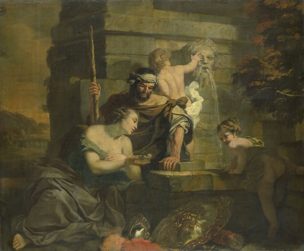 Granida en Daiphilo door Gerard de Lairesse