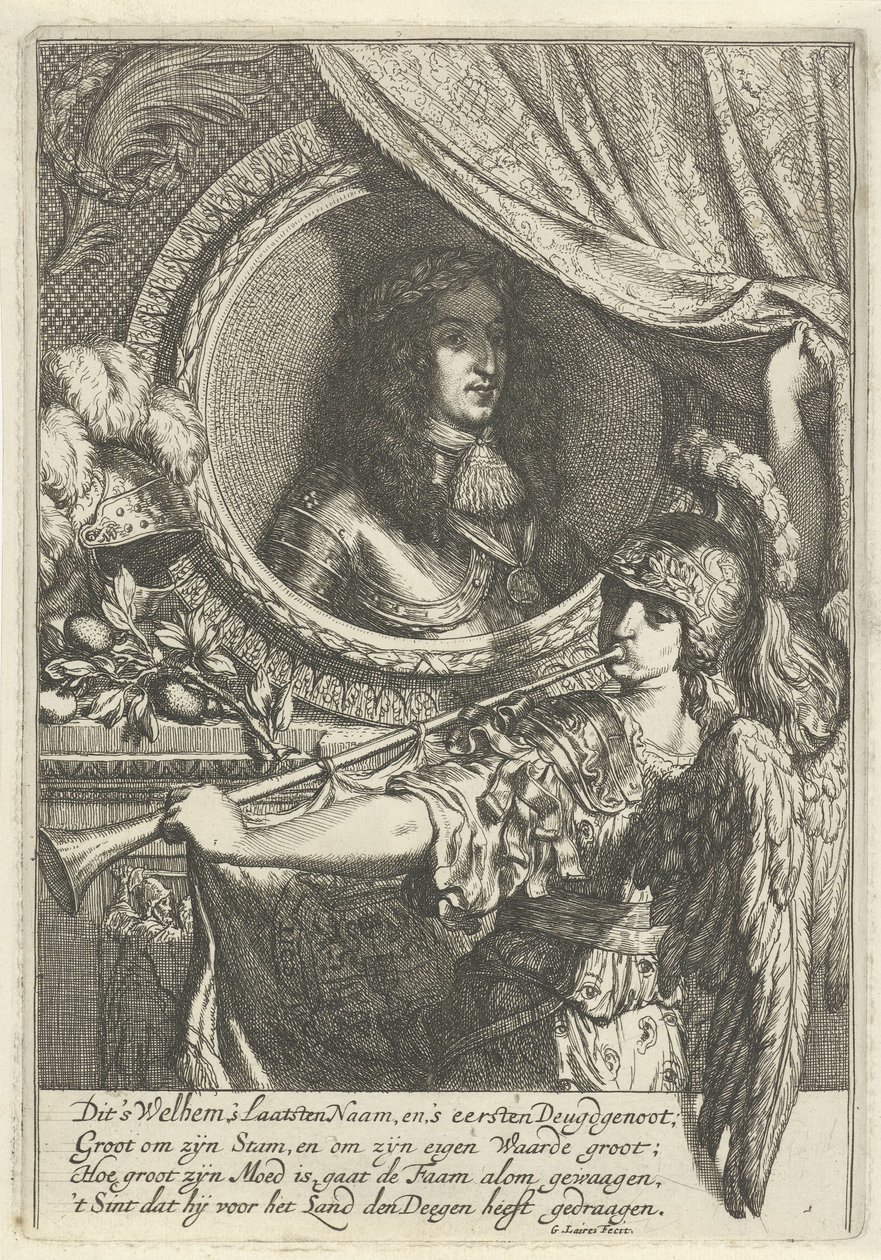 Portret van prins Willem III door Gerard de Lairesse