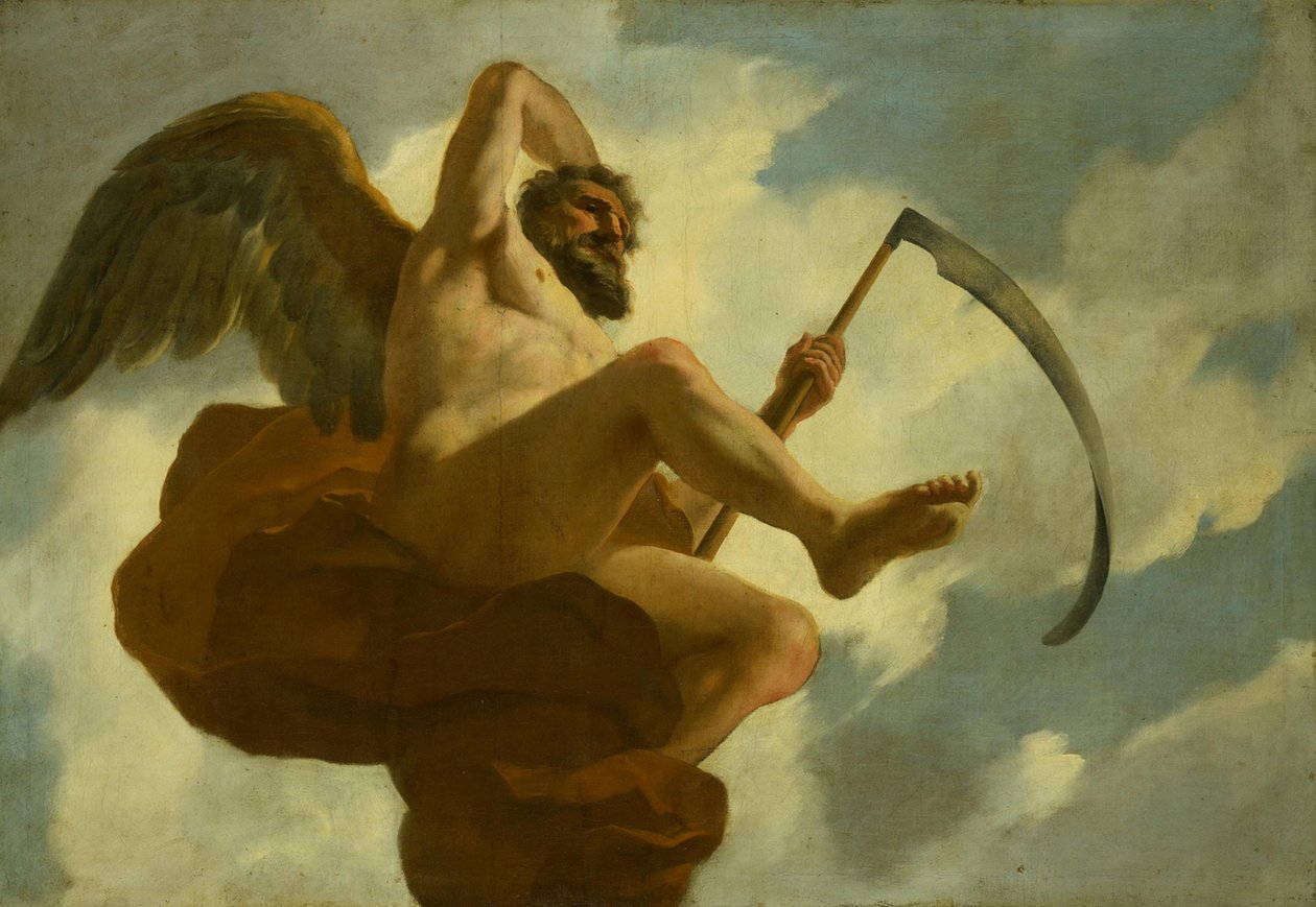 Saturnus : Allegorische voorstelling van de verzorging van leprozen en onnozelen door Gerard de Lairesse