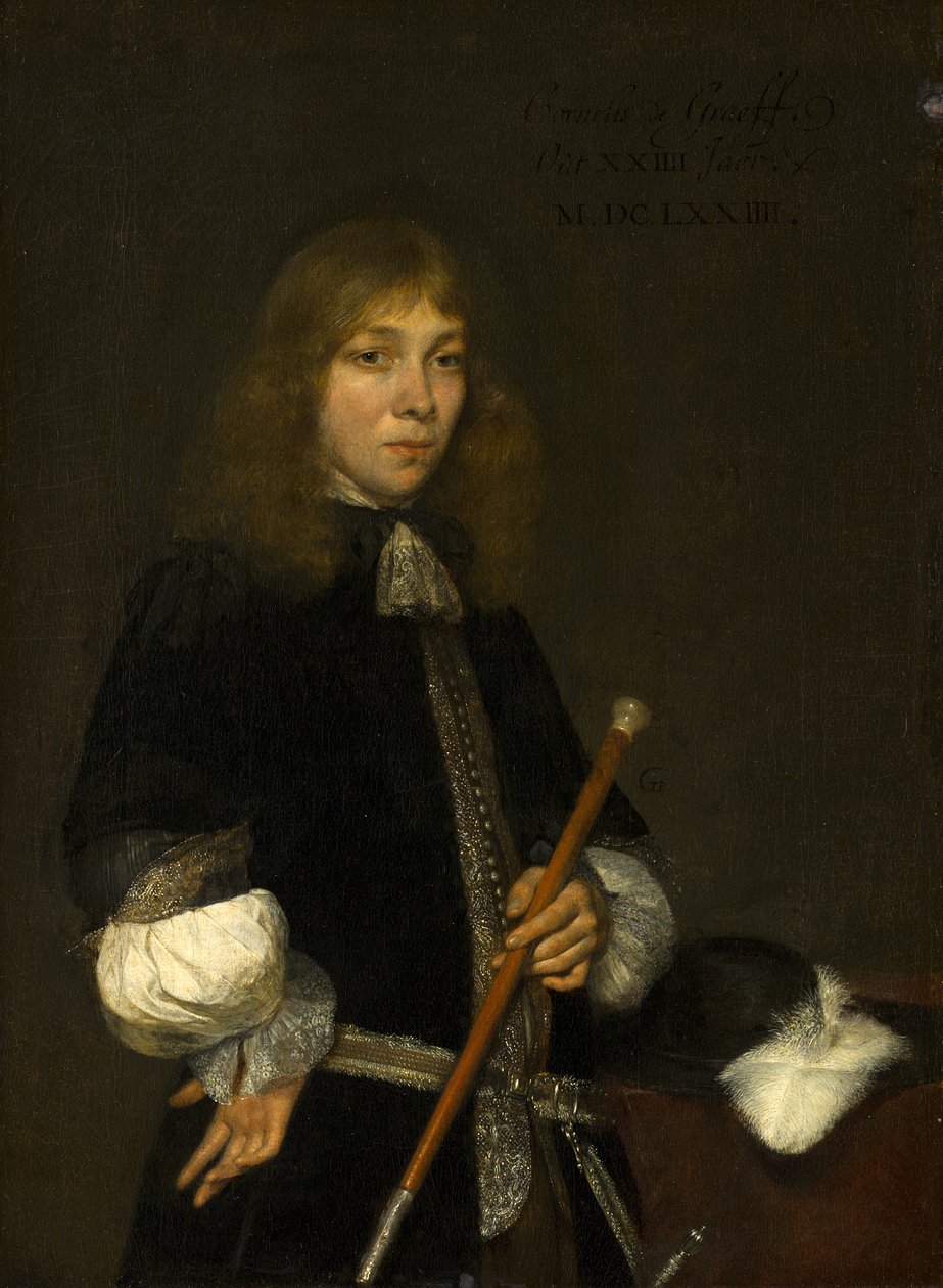 Portret van Cornelis de Graeff (1650-1678) door Gerard ter Borch