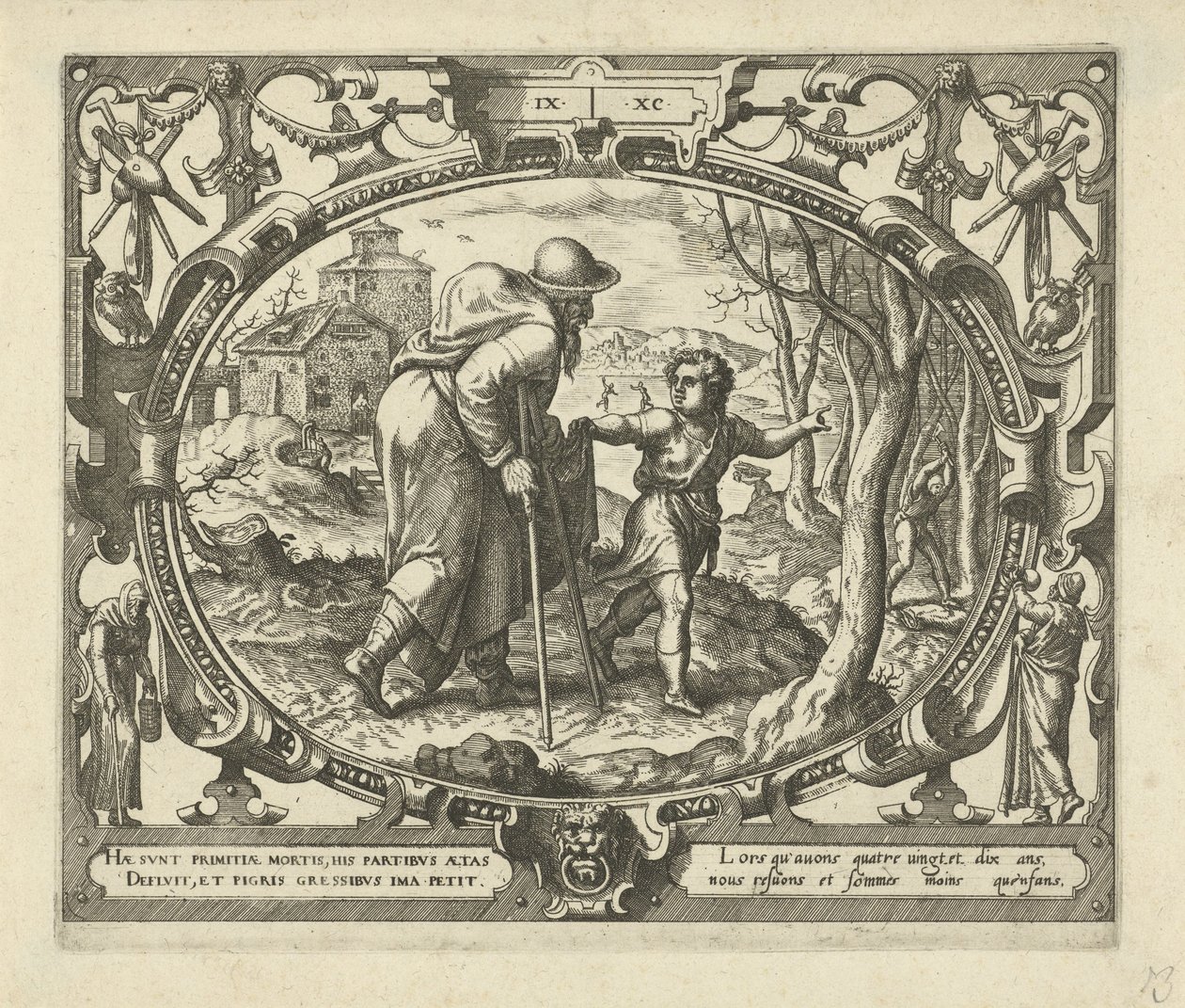 De mens op negentigjarige leeftijd Tien leeftijden van de mens (series title) door Gerard van Groeningen