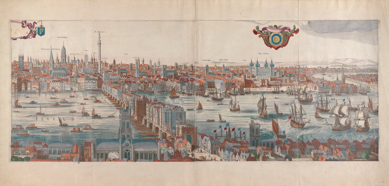 Londen, panoramisch uitzicht door Gerard van Keulen