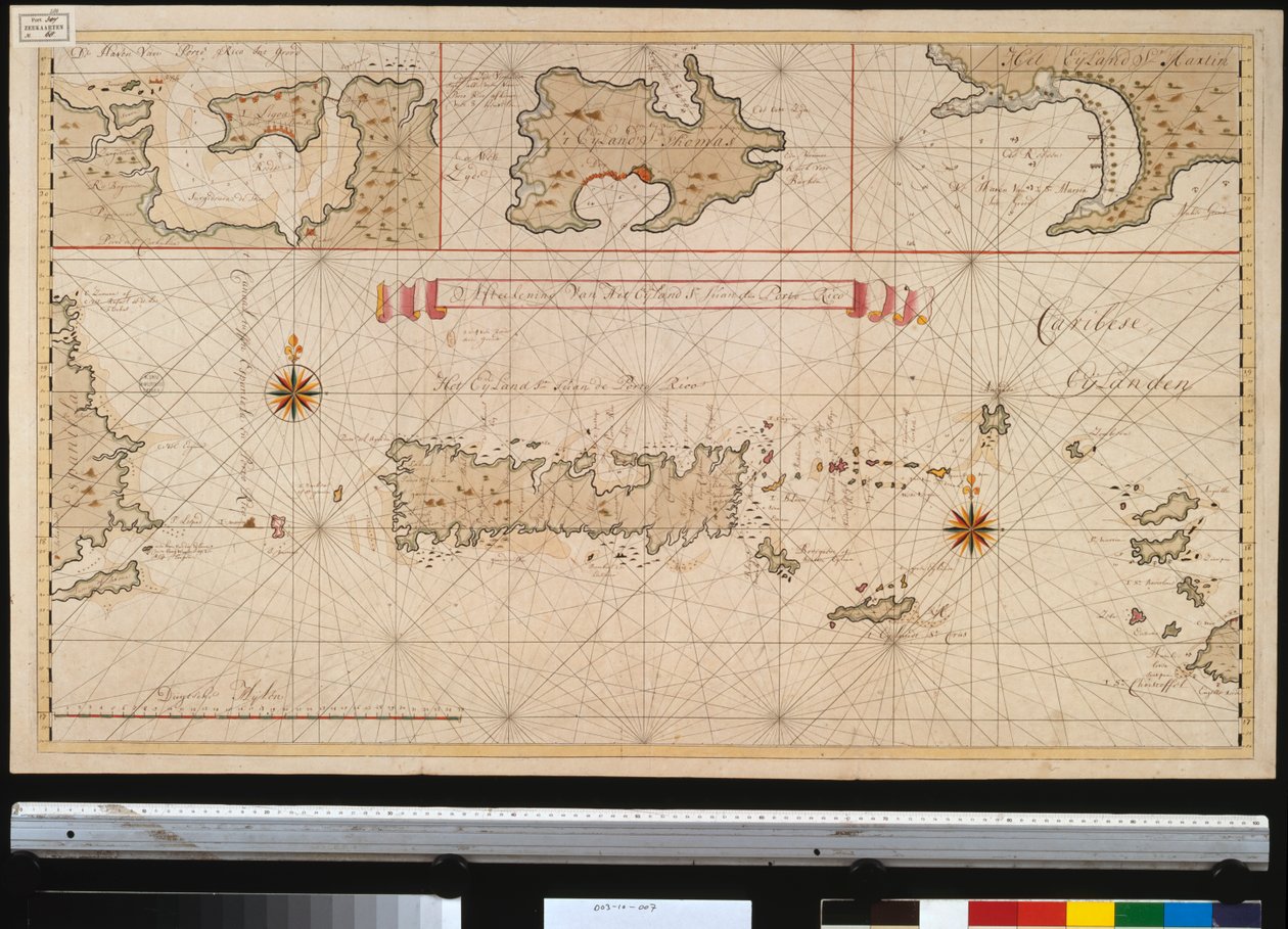 Omtrek van het eiland St. John van Puerto Rico door Gerard van Keulen