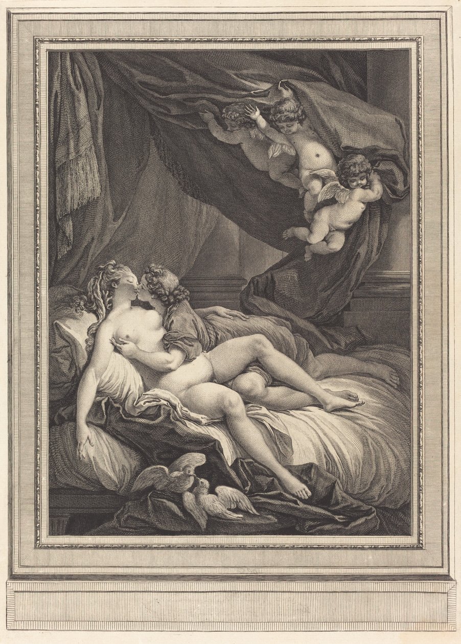 Venus en Adonis door Geraud Vidal