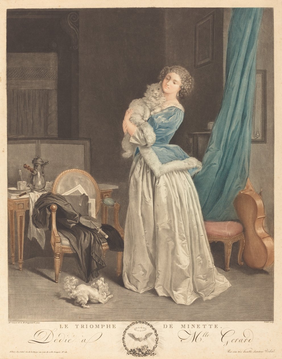 De Triomf van Minette door Geraud Vidal after Marguerite Gérard