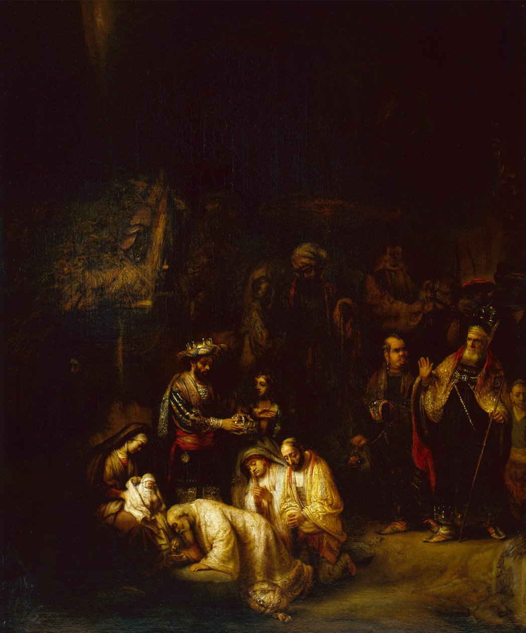 De aanbidding der koningen door Gerbrandt van den Eeckhout