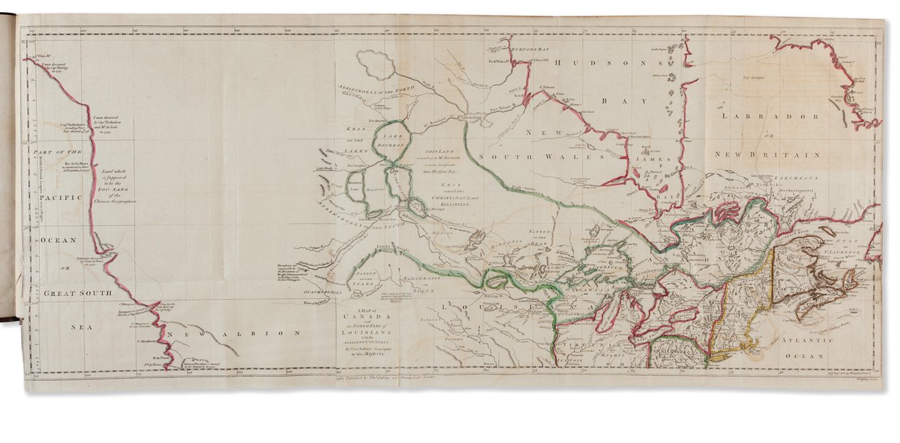Reizen van Azië naar Amerika, voor het Voltooien van de Ontdekkingen van de Noordwestkust van Amerika, Londen: Thomas Jefferys door Gerhard Friedrich Müller