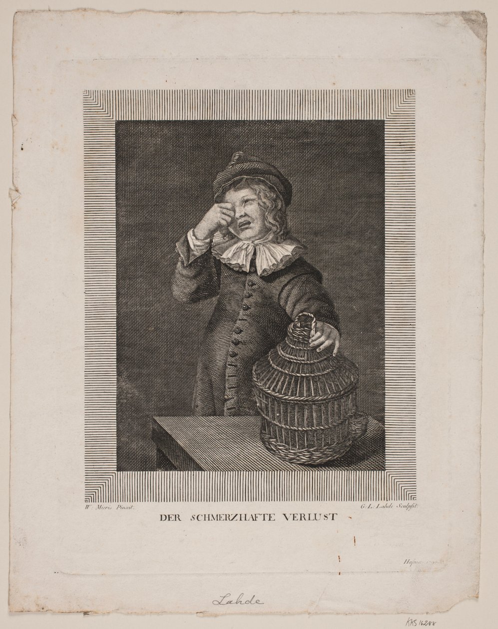 Het pijnlijke verlies door Gerhard Ludvig Lahde