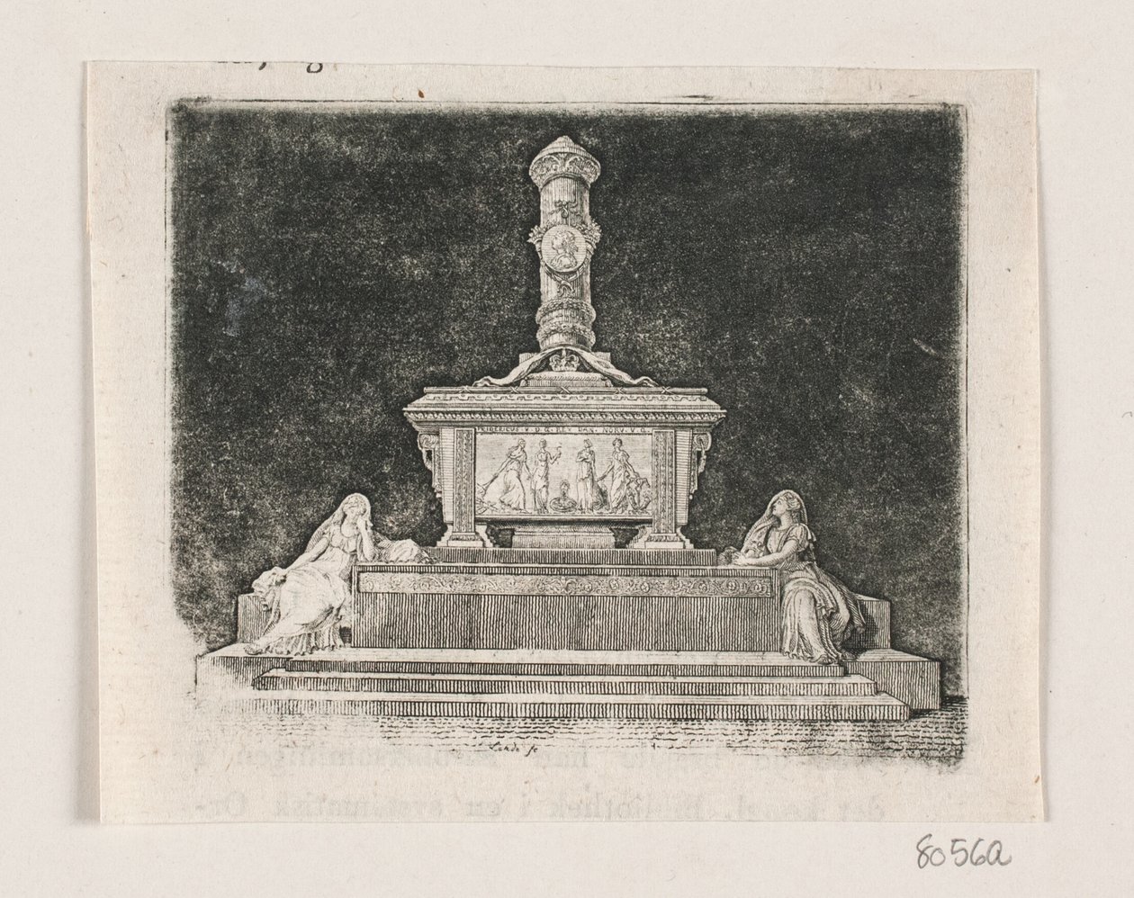 Monument van Frederik V in Roskilde door Gerhard Ludvig Lahde
