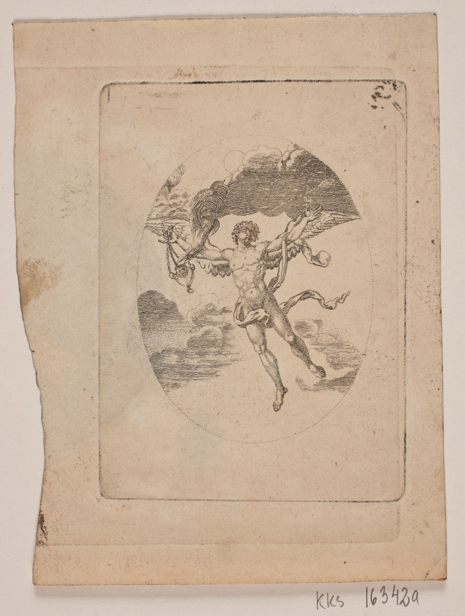 Zwevende engel door Gerhard Ludvig Lahde